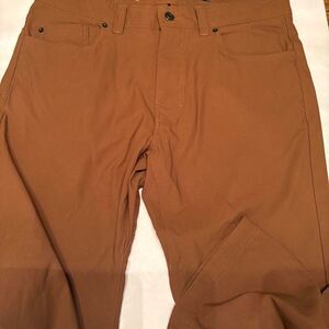 Prana Men's Brown and Orange Trousers